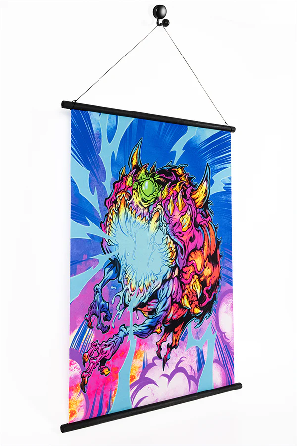 DOOM Eternal Cacodemon Wall Scroll by Beast Wreck - Image 5