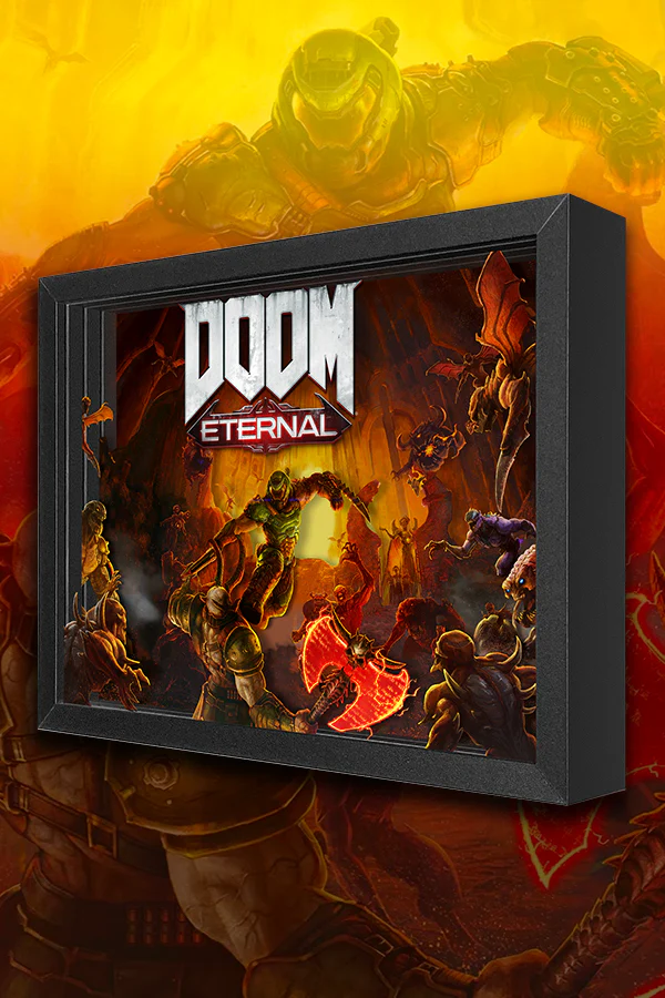 DOOM Eternal Marauder Shadow Box - Image 2