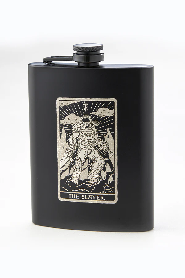 DOOM Slayer Tarot Flask - Image 2
