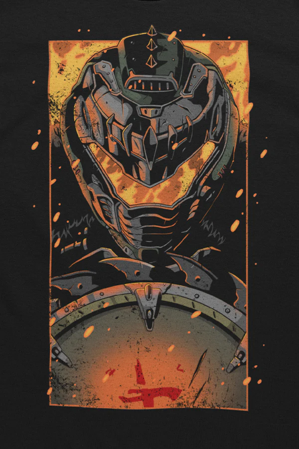 DOOM: The Dark Ages In Flames Tee - Image 12