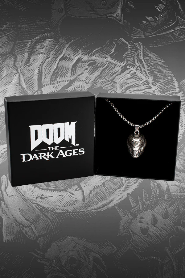 DOOM: The Dark Ages Slayer Helmet Pendant Necklace