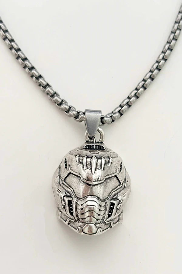 DOOM: The Dark Ages Slayer Helmet Pendant Necklace - Image 8