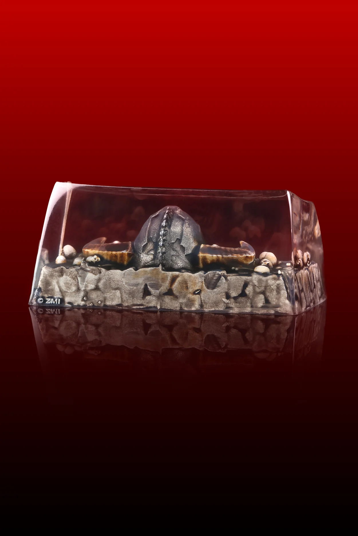 Drop + DOOM: The Dark Ages Mecha Dragon Artisan Keycap - Image 3