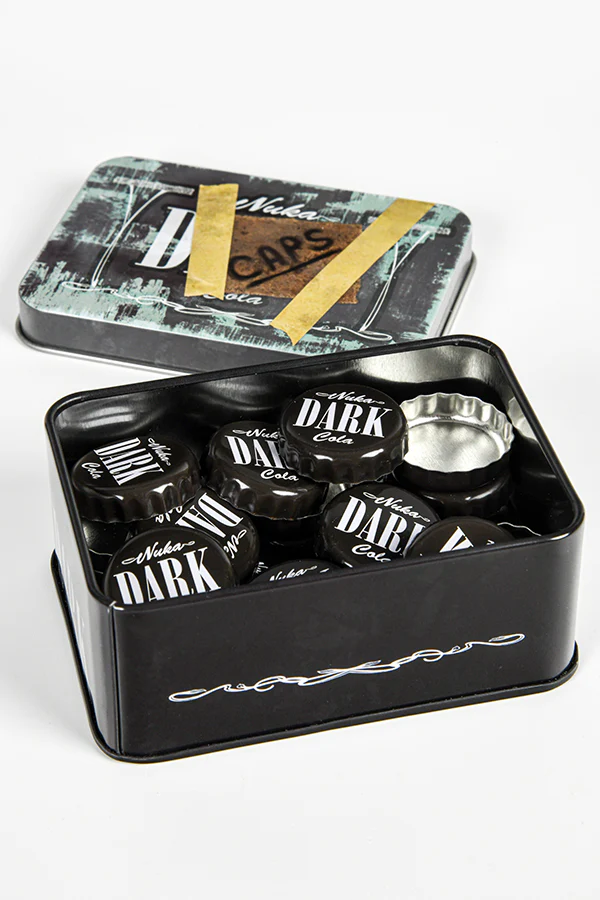 Fallout Bottle Cap Series: Nuka-Cola Dark with Collectible Tin - Image 3