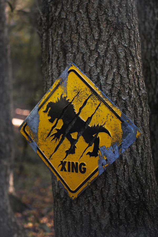 Fallout Deathclaw Crossing Metal Sign - Image 2