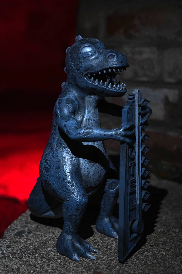 Fallout New Vegas Dinky the T-Rex Statue (Nighttime) - Image 4