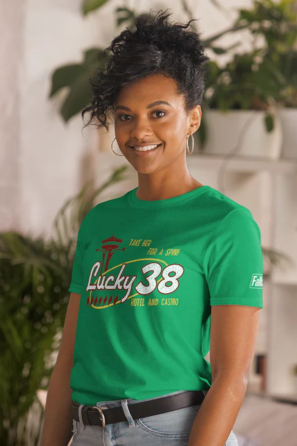 Fallout New Vegas Lucky 38 Casino Tee - Image 3