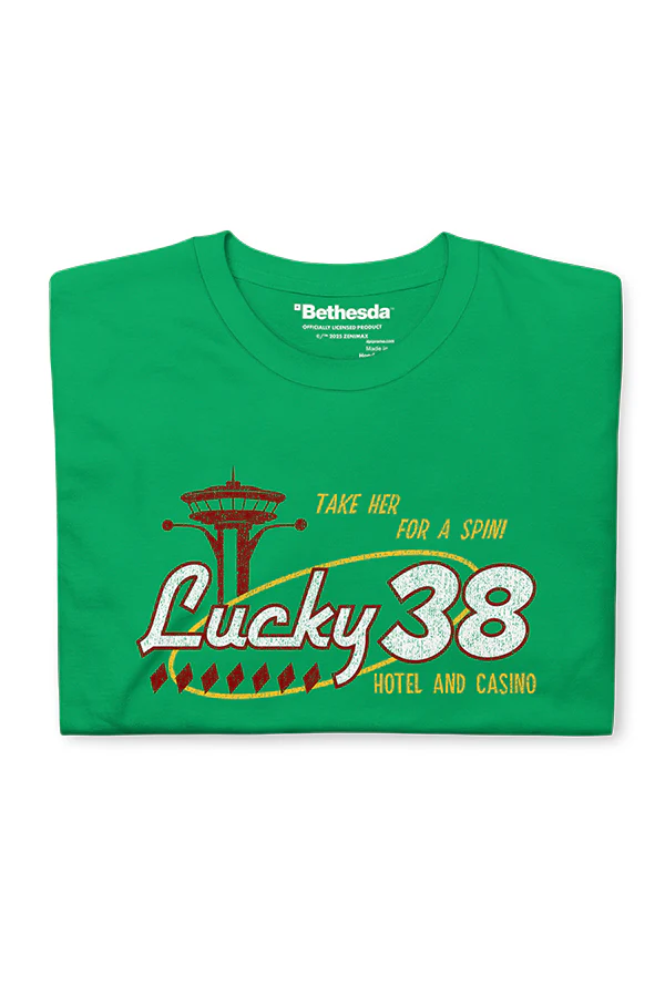 Fallout New Vegas Lucky 38 Casino Tee - Image 5