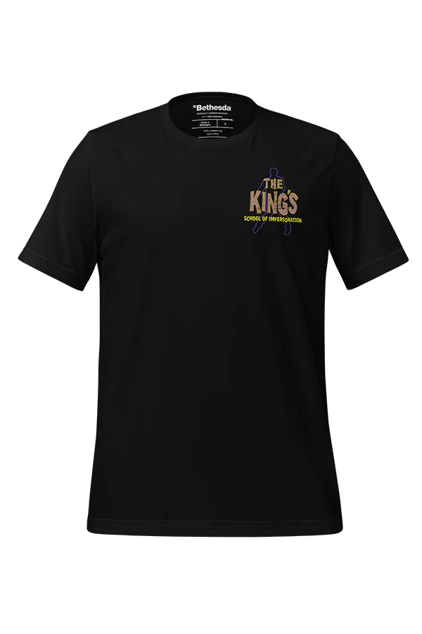 Fallout New Vegas The Kings School of Impersonation Tee - Image 2