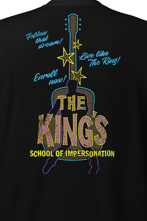 Fallout New Vegas The Kings School of Impersonation Tee - Image 6