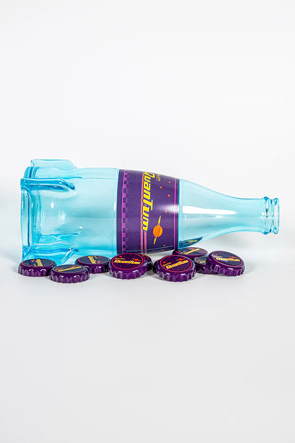 Fallout Nuka-Cola Quantum Glass Bottle & Caps - Image 4