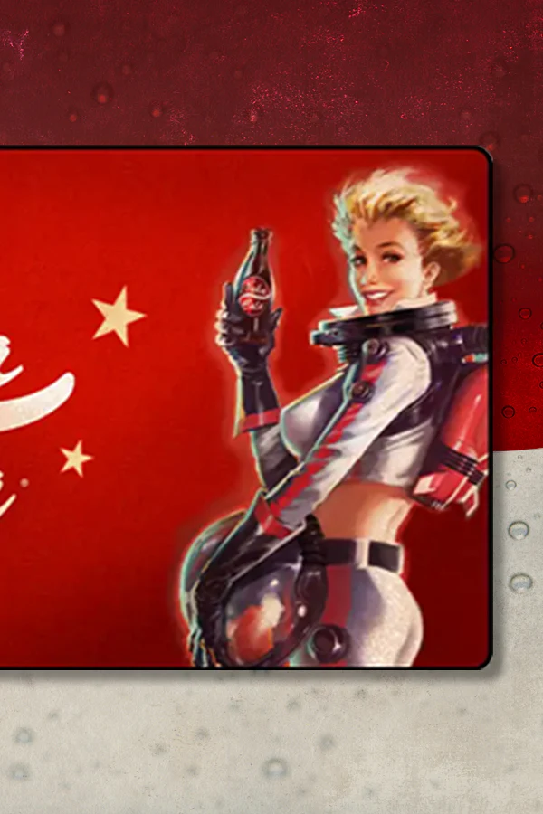Fallout Nuka Girl Oversized Mouse Pad - Image 2