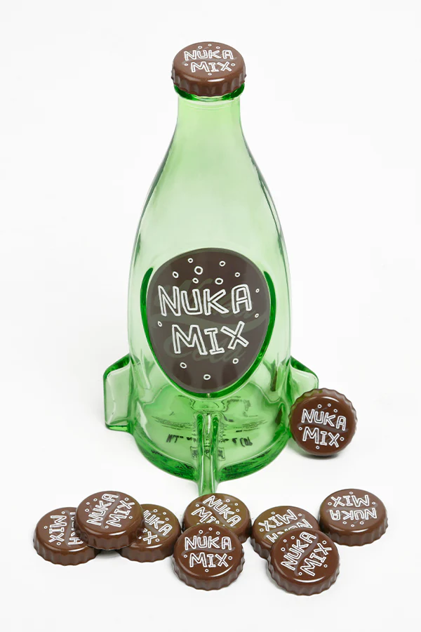 Fallout Nuka Mix Glass Bottle & Caps - Image 6