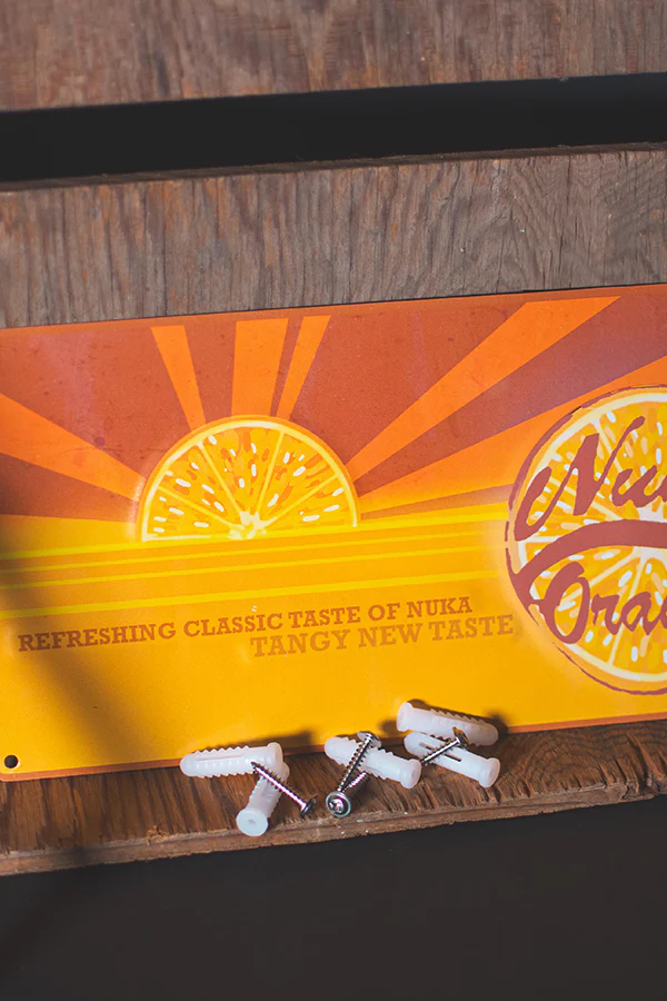 Fallout Nuka Orange Tin Sign - Image 5