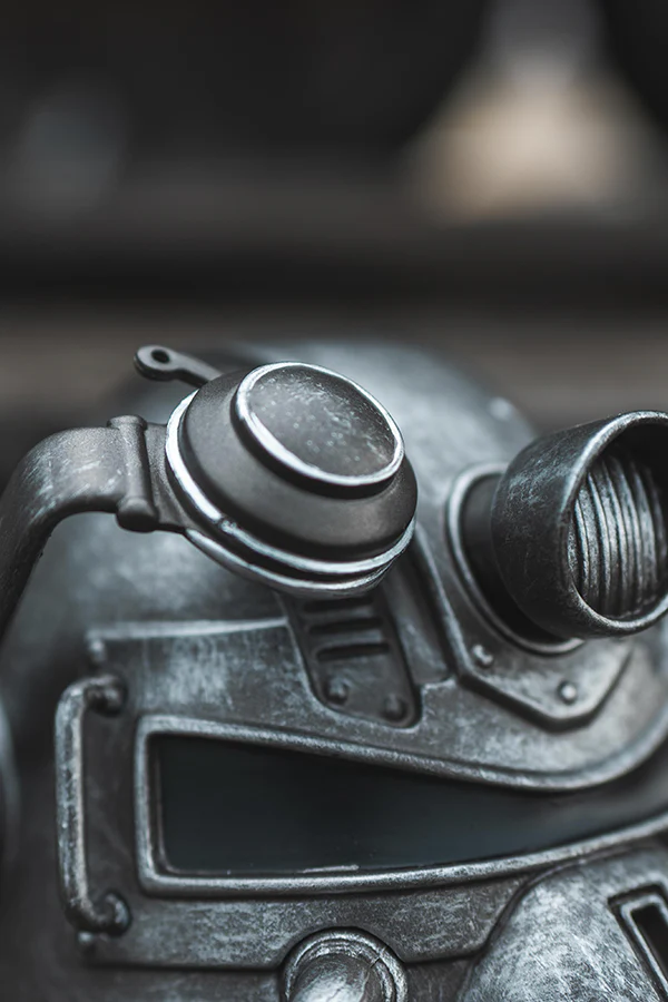 Fallout T-51 Power Armor Helmet Mini Desktop Statue - Image 11