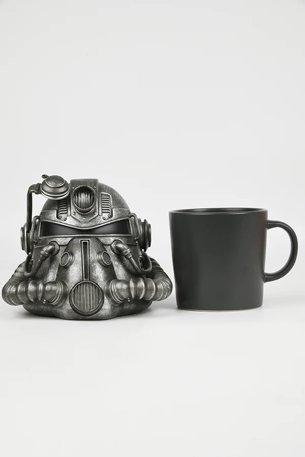 Fallout T-51 Power Armor Helmet Mini Desktop Statue - Image 19
