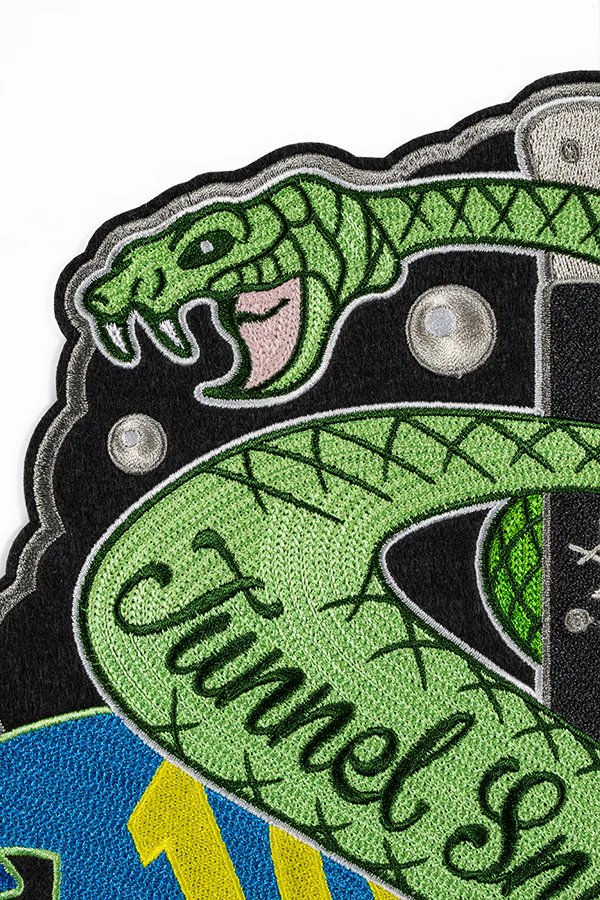 Fallout Tunnel Snakes Rule Chain Stitch Patch - Image 5