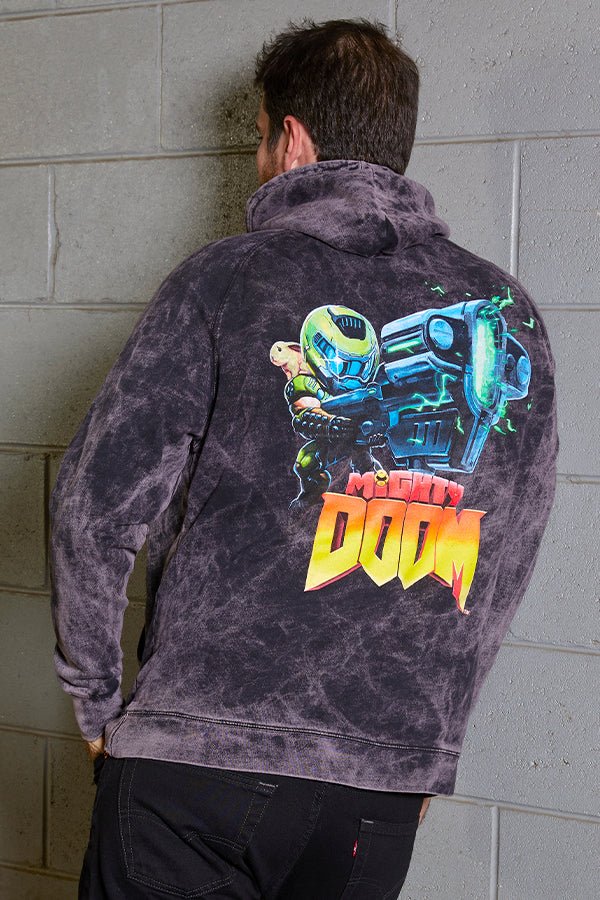 Mighty DOOM Time to Dye Hoodie - Image 3