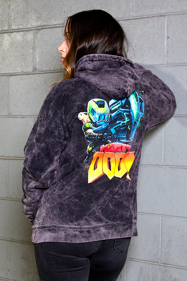 Mighty DOOM Time to Dye Hoodie - Image 5