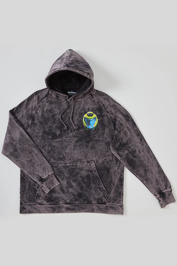 Mighty DOOM Time to Dye Hoodie - Image 6