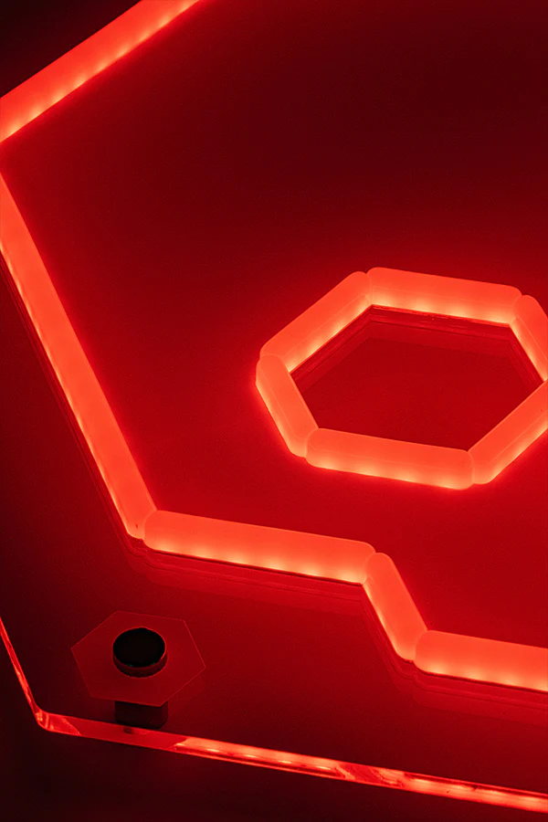 Starfield Crimson Fleet LED Wall Art - Image 9